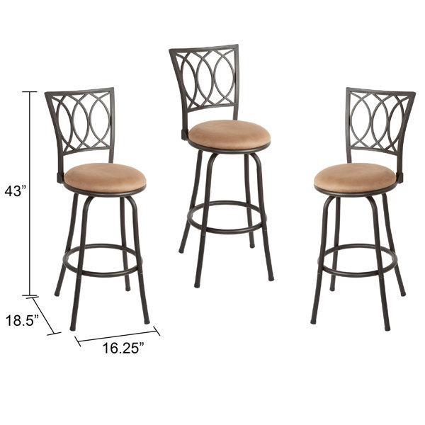 Lark Manor Aahir Swivel Upholstered Adjustable Height Bar Stool lark-manor-aahir-swivel-upholstered-adjustable-height-bar-stool